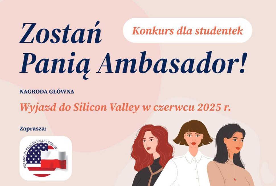 plakat Zostań Panią Ambasador